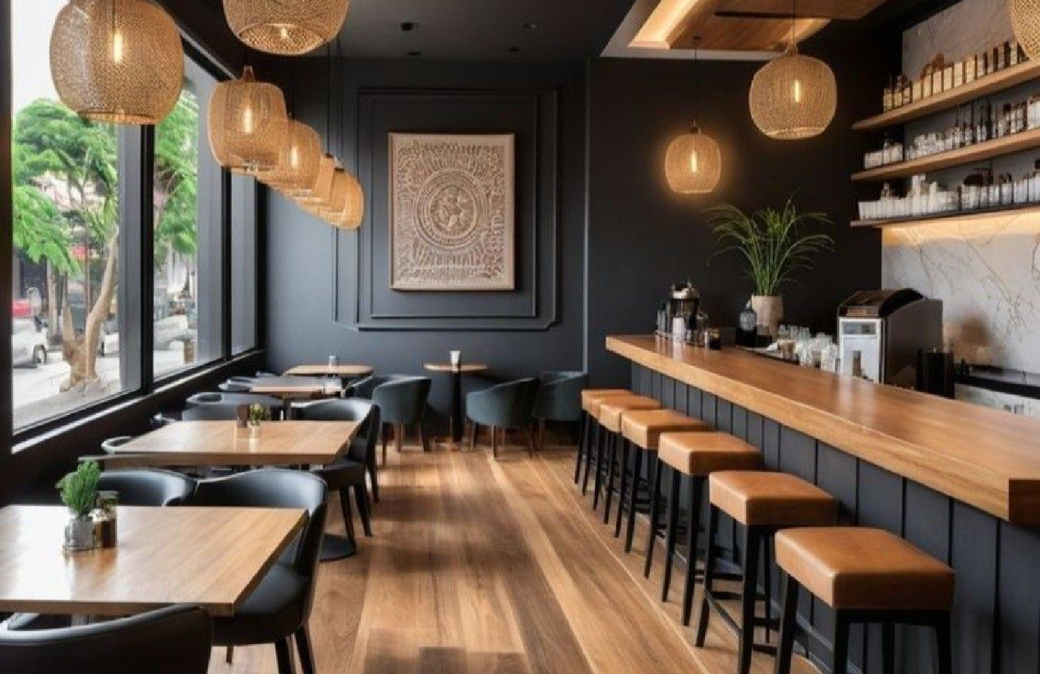 Cozy Café Interior Designer Needed for Modern Coffee Shop Concept
