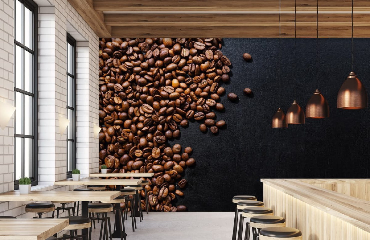 Creative Café Interior Designer Wanted for Trendy Coffee Space