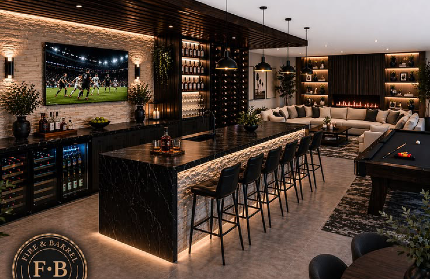 Seeking Interior Designer for Trendy Sports Bar & Entertainment Lounge