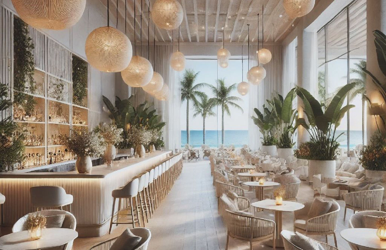 I will do Interior Design And 3D Rendering For Restaurant, Bar, Cafe