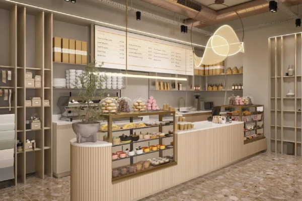 I will create modern retail store interior design