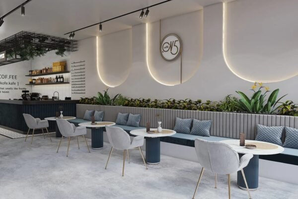 I will Design a Cozy and Inviting Coffee Shop with Professional Interior Design