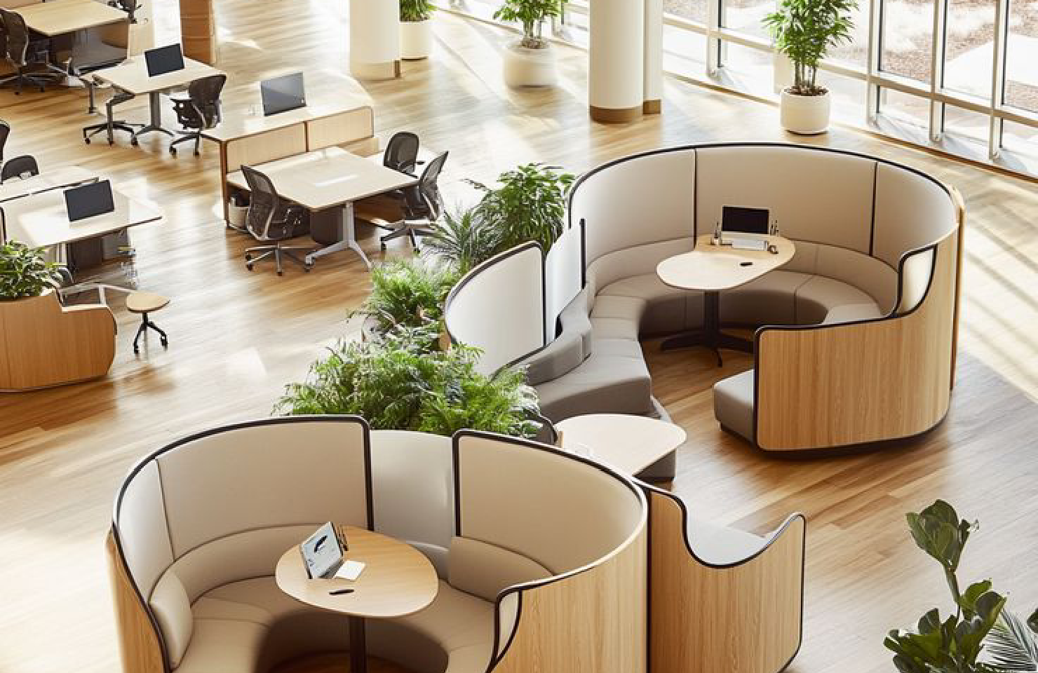 I will Transform Your Co-Working Space with Creative and Functional Interior Design
