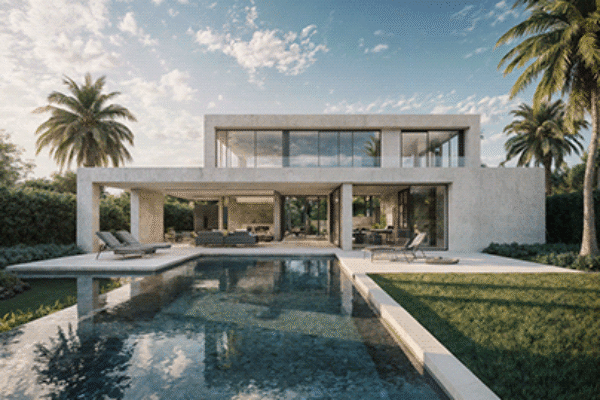 I will create luxury villa, apartment interior and exterior 3d designs