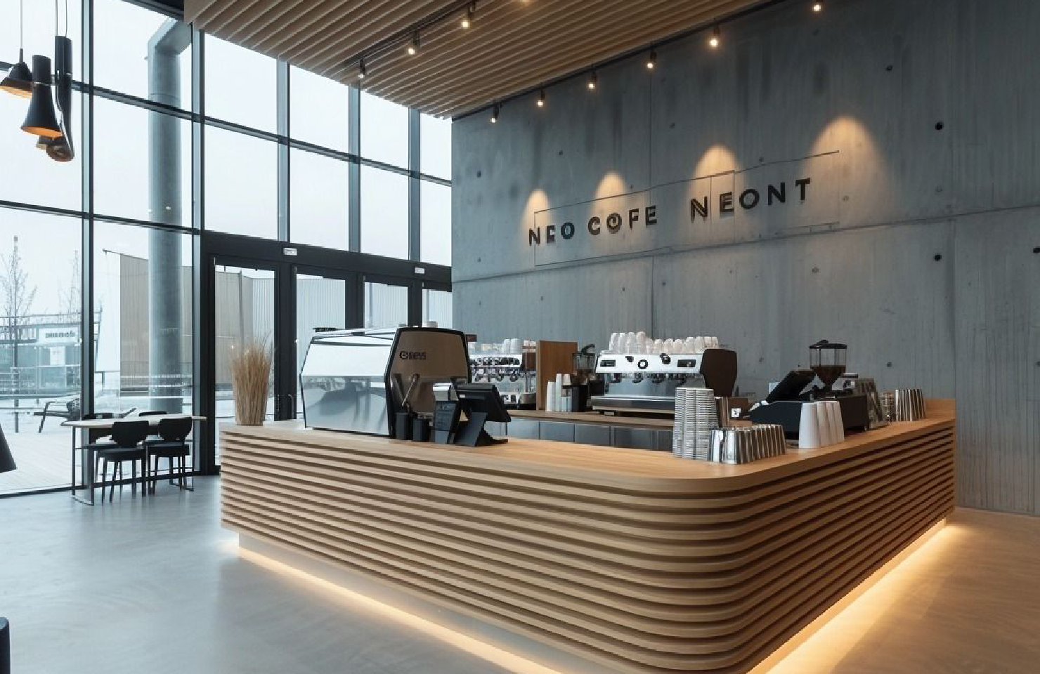I will recreate 3d dessert shop,coffee bar interior, cafe