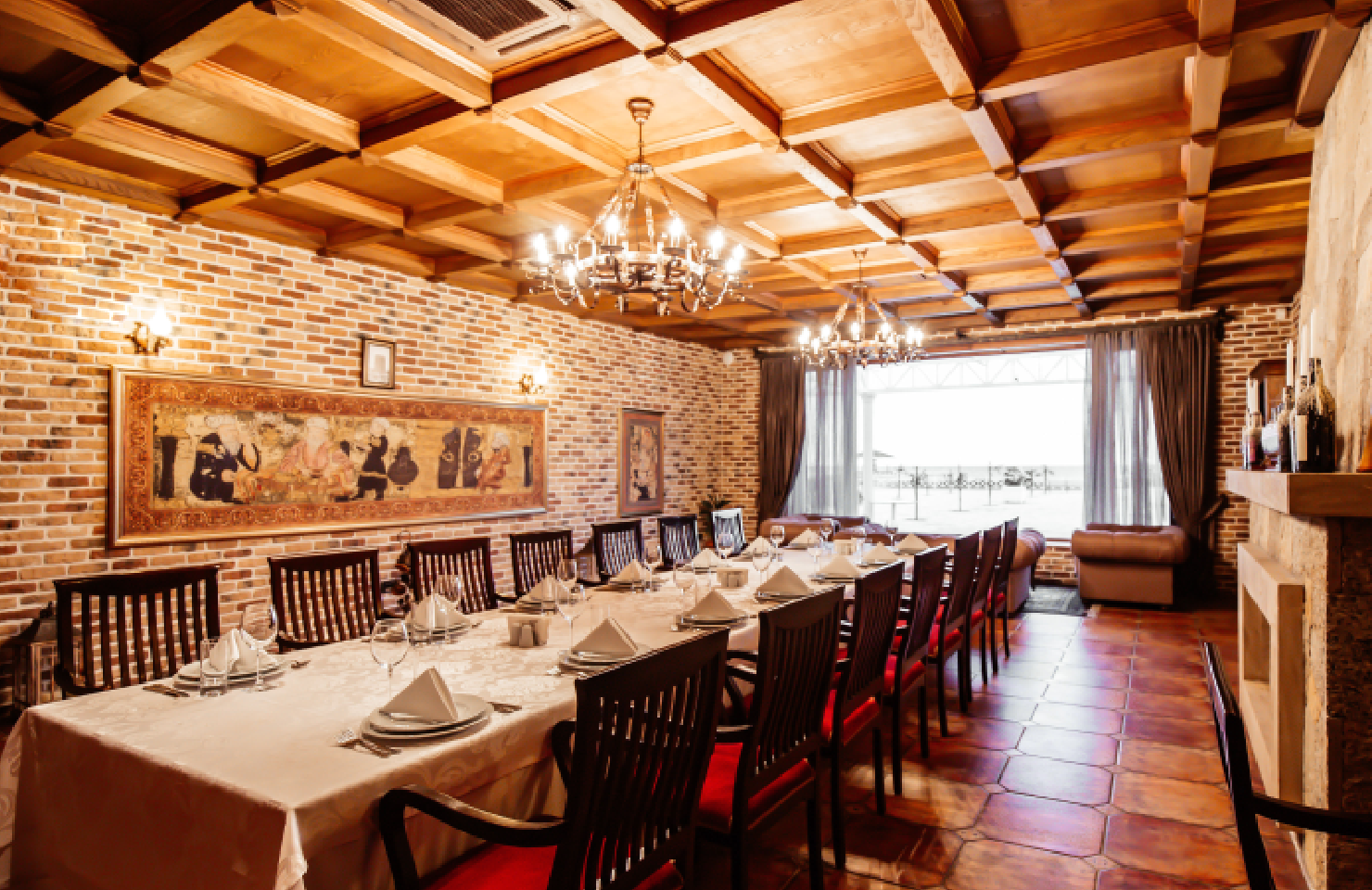 I will create modern and luxury restaurant interior design